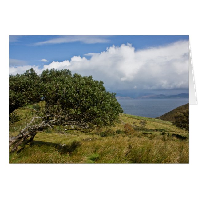 Beskåda från den Drung backen Hälsningskort (Framsidan Horizontal)