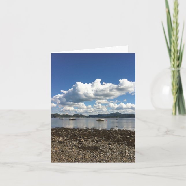 Beskåda från den Steinvikholm Slott norgen Kort (Framsida)