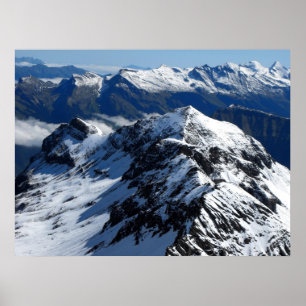 Beskåda från det Schilthorn berg Poster