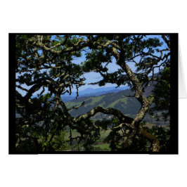 Beskåda från det Sonoma berg Hälsningskort