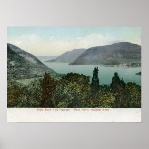 Beskåda från fort Putnam, Hudson River vintage Poster