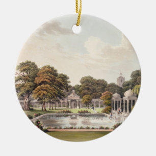 Beskåda från kupolen, den Brighton paviljongen s Julgransprydnad Keramik