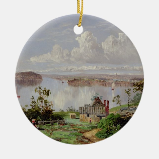 Beskåda från lökport, Sydney Julgransprydnad Keramik (Framsidan)