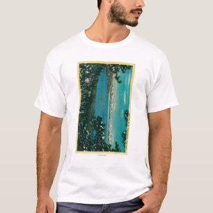 Beskåda från Mt.en rosa HighwayLake Tahoe, CA Tee Shirt