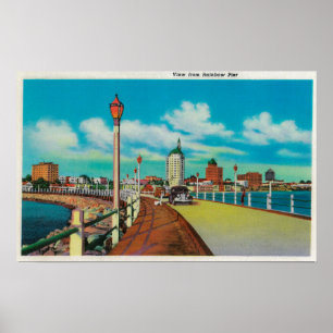 Beskåda från regnbågepir, Long Beach Poster