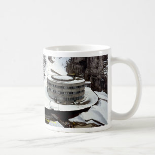 Beskåda från toppmötet, Mt. Pilatus, Schweitz Kaffemugg