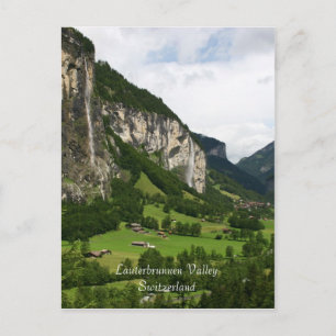 Beskåda från Trummelbach nedgångar, Lauterbrunnen Vykort