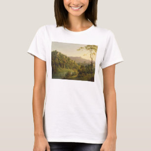 Beskåda i den Matlock dalen som tittar in mot Tee Shirt