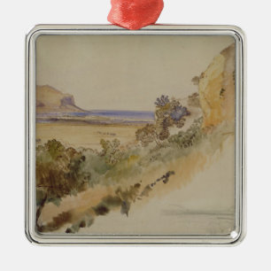 Beskåda nära Palermo, 1847 (skriva & bläck med Julgransprydnad Metall