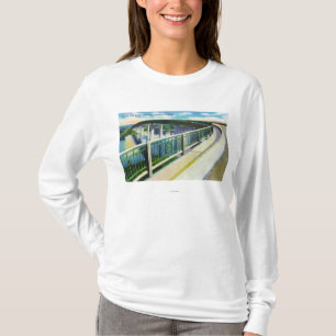 Beskåda över Connecticutet River T-shirt