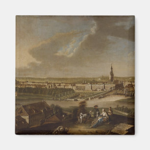 Beskåda över Potsdam från Brauhausberg, 1772 Magnet