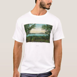 Beskåda över Rangeley sjön T Shirt