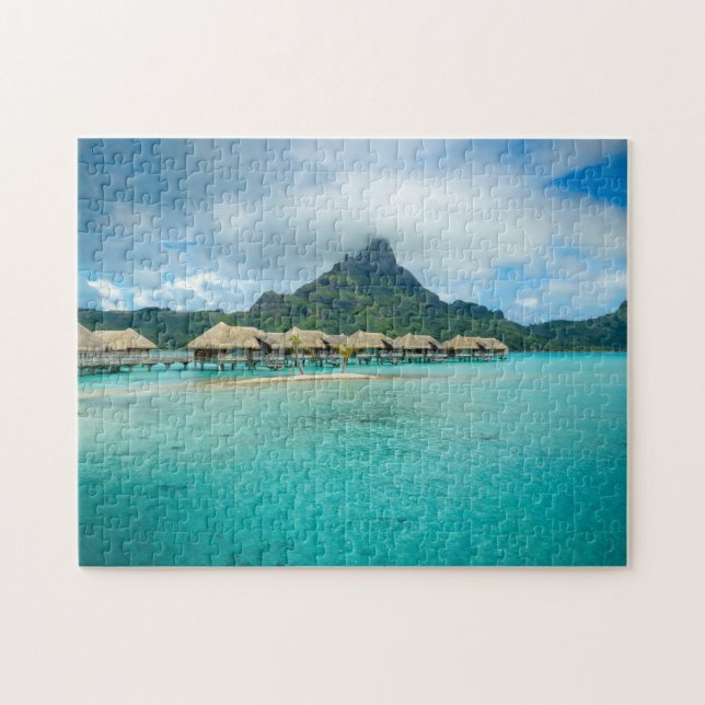 Beskåda på Bora Bora öpussel Pussel (Horisontell)