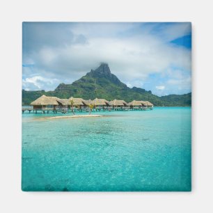 Beskåda på den Bora Bora ön kvadrerar magneten Magnet