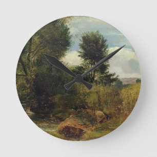 Beskåda på floden Sid, nära Sidmouth, c.1852 (o Rund Klocka