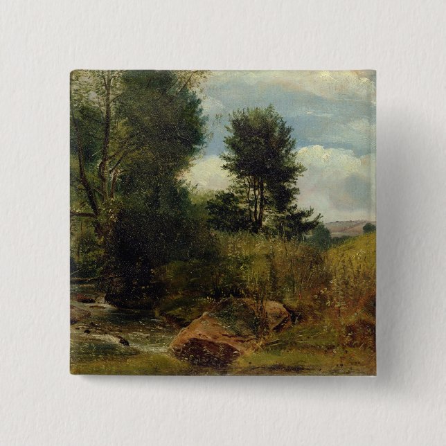 Beskåda på floden Sid, nära Sidmouth, c.1852 (olja Knapp (Framsida)