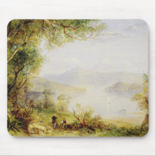Beskåda på Hudsonet River, c.1840-45 (olja på Musmatta