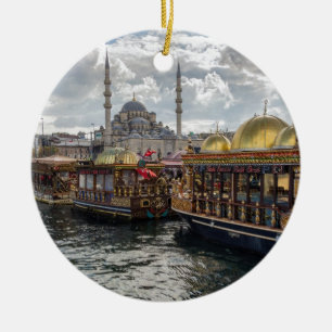 Beskåda till Istanbul (Turkiet) Julgransprydnad Keramik