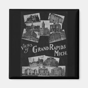 Beskådar av Grand Rapids Michigan vintage Magnet