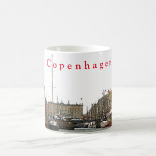 Beskådar av Köpenhamn. Nyhavn. P. 1. Kaffemugg