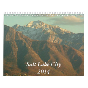 Beskådar av Salt Lake City - 2014 Kalender