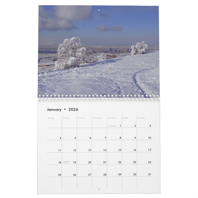 Beskådar av Salt Lake City - 2014 Kalender (Jan 2026)