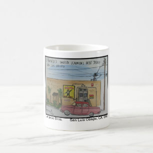 Beskådar av San Luis Obispo, CA, Cattaneo Bros. Kaffemugg