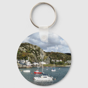 BESKÅDAR AV WALES NYCKELRING