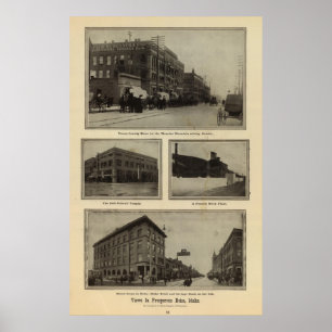 Beskådar Boise, Idaho Poster