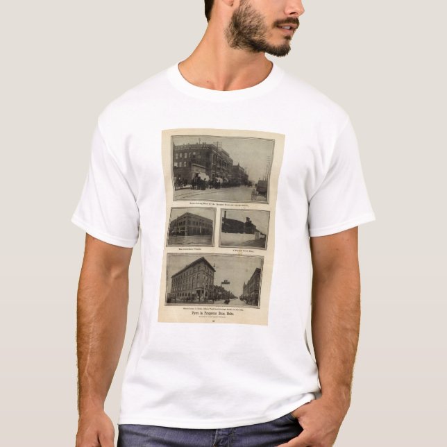 Beskådar Boise, Idaho Tee Shirt (Framsida)