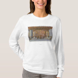 Beskådar den arga och brittiska skansen för Mill T-shirt