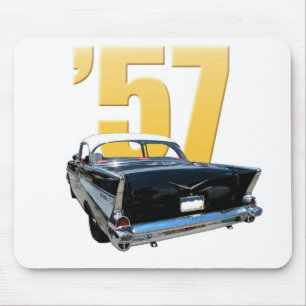 Beskådar den Chevrolet BelAire baksidaen 1957 Musmatta
