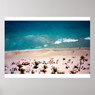 Beskådar det flyg- hav för den Fort Lauderdale Poster