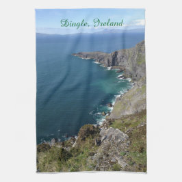 Beskådar det irländska hav för den DingleIrland Kökshandduk