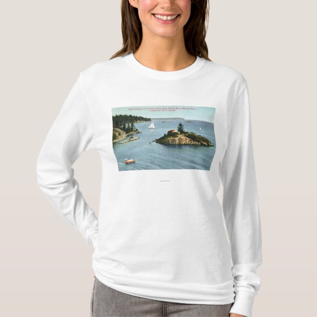 Beskådar marin- drev för den norr kusten av pekar tee shirt (Framsida)