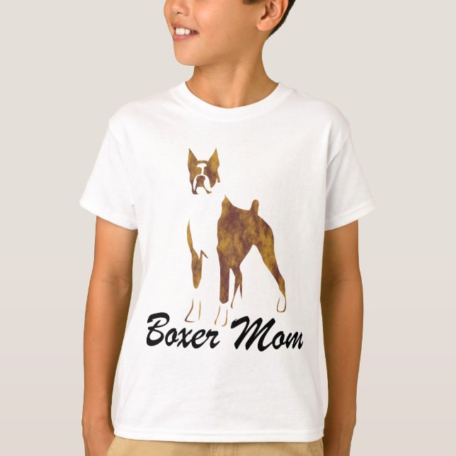 Beskär Ear Boxer Mamma Tee Shirt (Framsida)