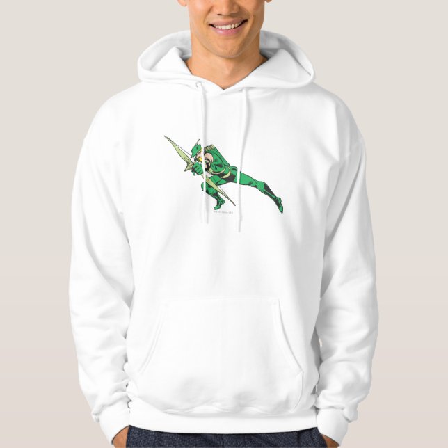 Beskär grönt hoodie (Framsida)