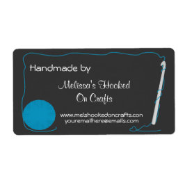 Beskär handgjord av etikett fraktsedel