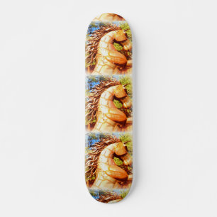 beskärningshallion skateboard bräda 21,5 cm