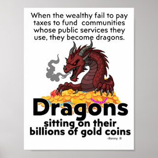 Beskatta drakarna poster