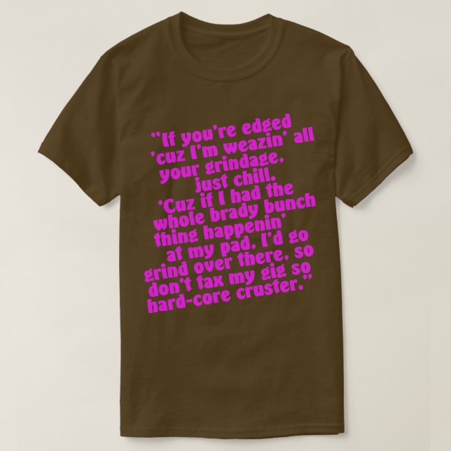 Beskatta inte min gig t shirt (Design framsida)