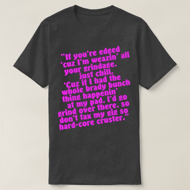 Beskatta inte min gig t shirt (Design framsida)