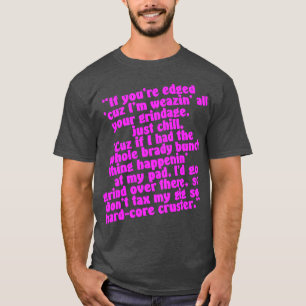 Beskatta inte min gig t shirt