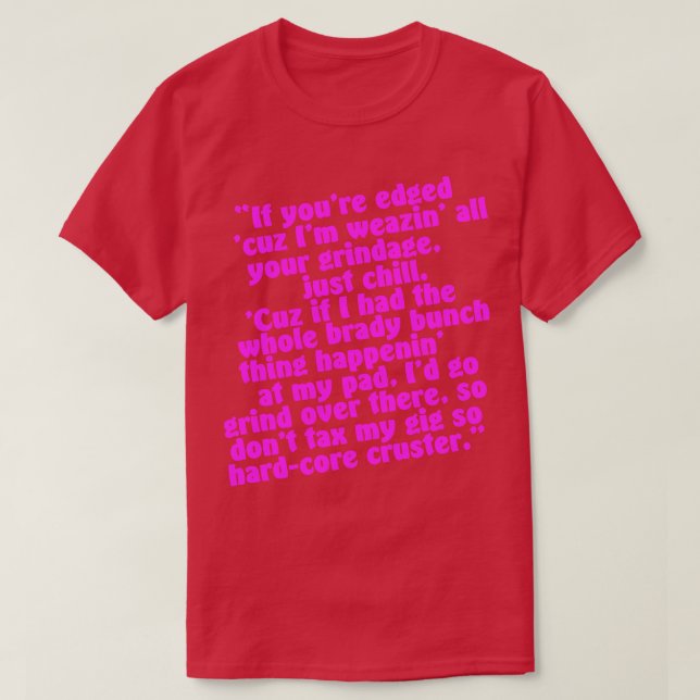 Beskatta inte min gig t shirt (Design framsida)