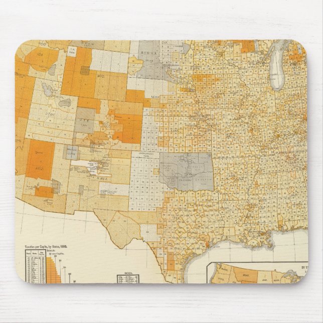 Beskattning per capita, fylken musmatta (Framsidan)