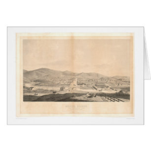 Beskickning Dolores, San Francisco 1860 (1097A) Hälsningskort