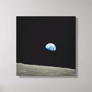 Beskickning Earthrise för Apollo 8 NASA-måne Canvastryck