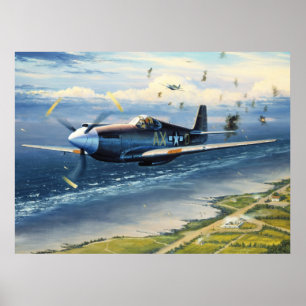 Beskickning över Normandy av William S. Phillips Poster