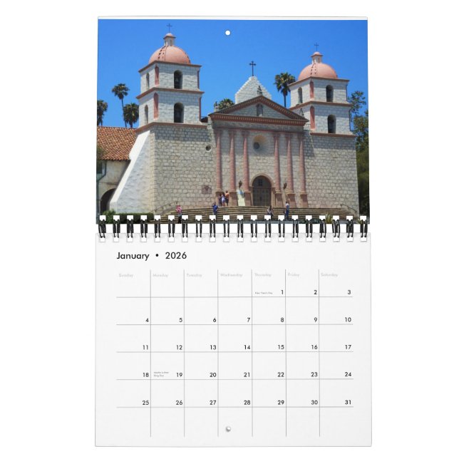 Beskickning Santa Barbara Kalender (Jan 2026)