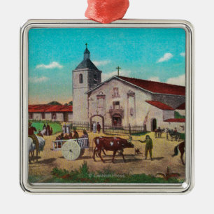 Beskickning Santa Clara de AsisSanta Clara, CA Julgransprydnad Metall